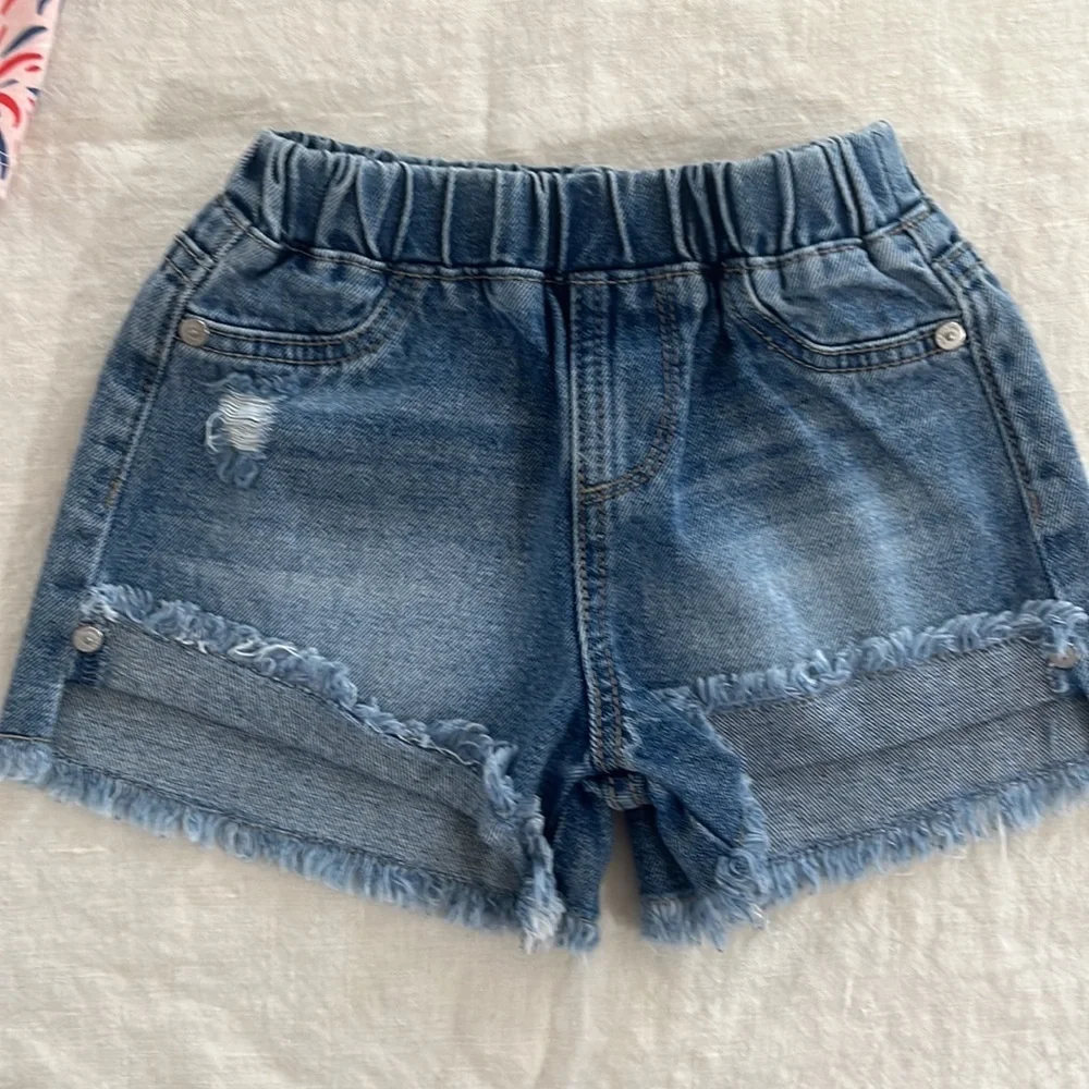 Harper Canyon NWT firework peplum tank new! Bundled with Habitual NWOT shorts 4t